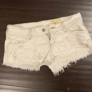 Sexy white cut off jeans size 26